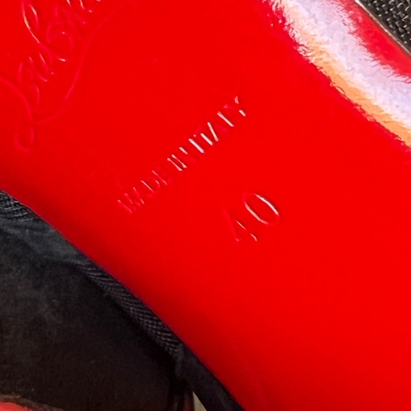 Christian Louboutin Mesh & Suede Platform Booties - Picture 6 of 10